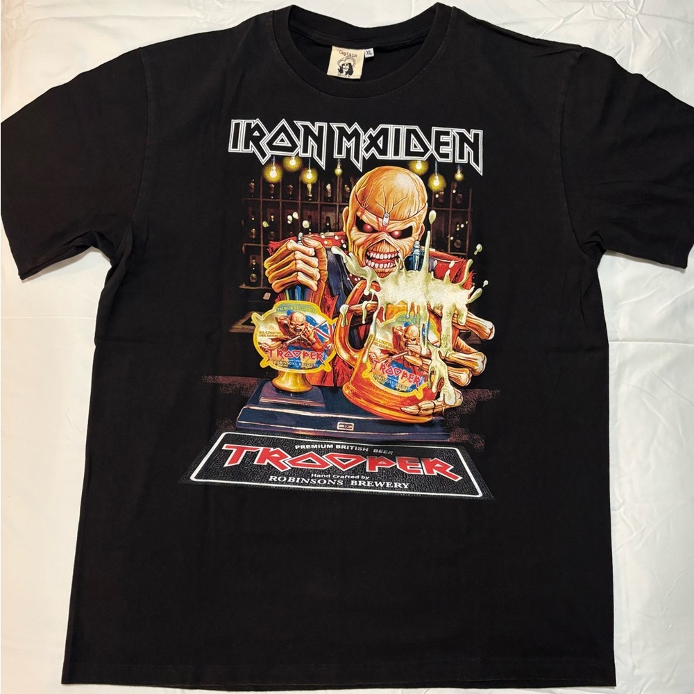 Iron Maiden The Trooper Black Graphic T-Shirt XL